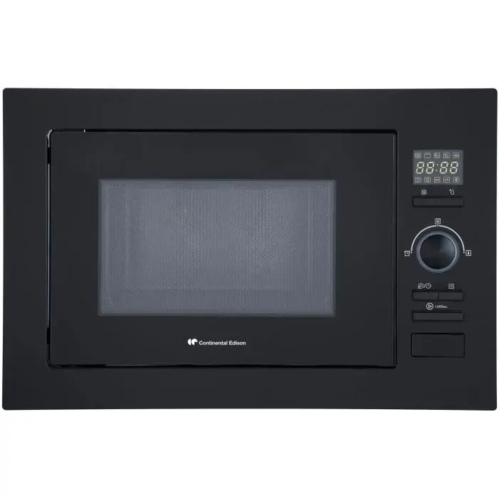 Micro-ondes grill encastrable CONTINENTAL EDISON CEMO25GEB2 Noir L595 x H388 x P40 cm 25L