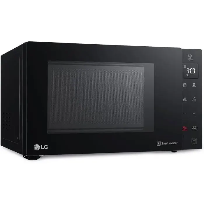 Micro-ondes grill noir - LG - Technologie Smart Inverter - 25 litres - 1000 W micro-ondes - 900 W gril — coloris Noire