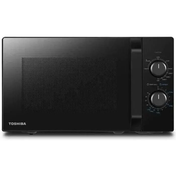 Micro-ondes grill pose libre - TOSHIBA - MW2-MG20P(BK) - Noir - 20L - 700W - Grill 1000W