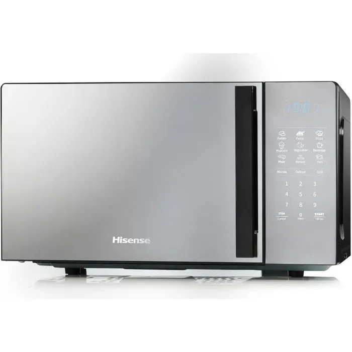 Micro-ondes - HISENSE - H20MOMBS4HG - 20L - 700W - 9 Fonctions - Ouverture à Gauche
