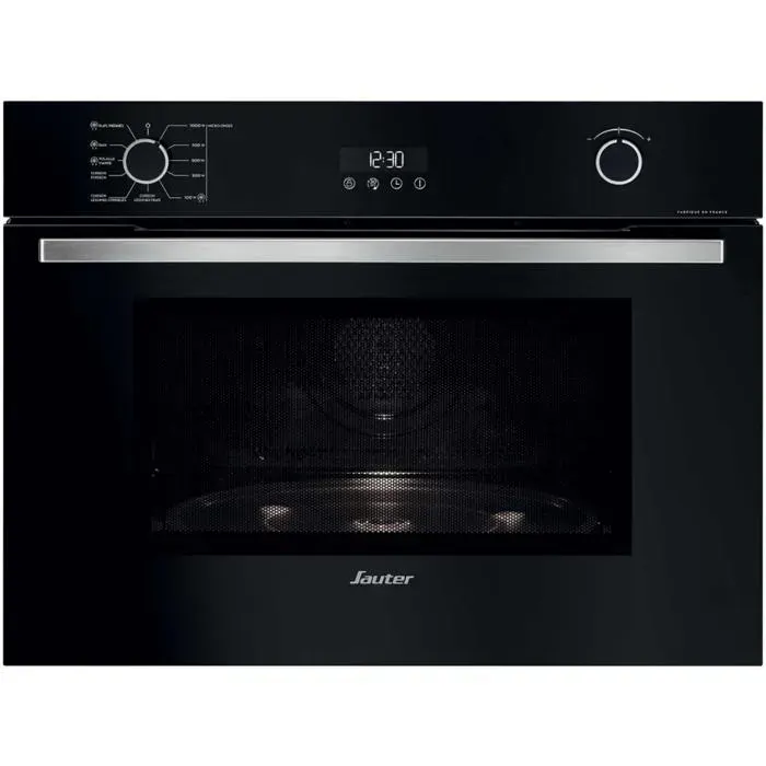 Micro-ondes mono-fonction encastrable Sauter 1000 W Noir — vue 3