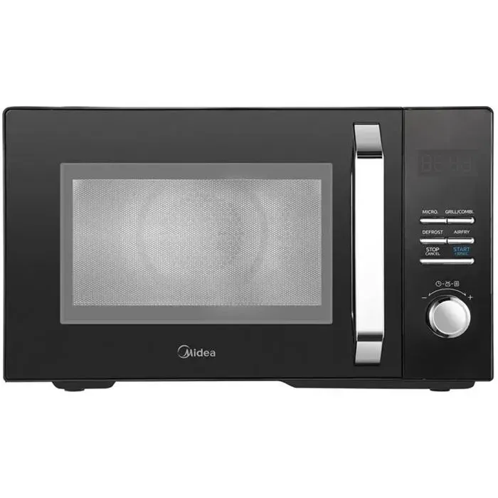 Micro-ondes noir - Midea - 800 W - 23 l - Convection - Gril 1000 W - Cuisson automatique - Décongélation automatique