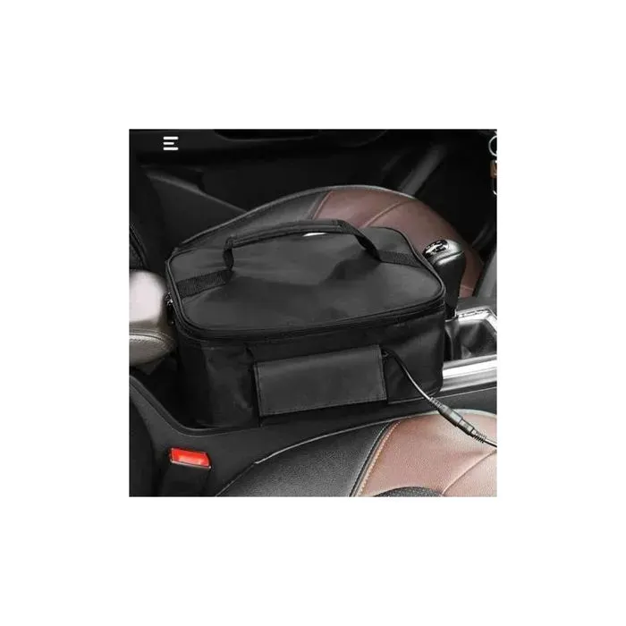 Micro-ondes portable 12V 90W – Chauffage rapide jusquà 70°C – Système de sécurité – Pour voyages en voiture