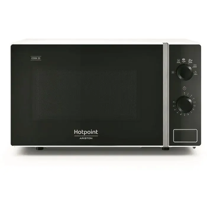 Micro-ondes posable - HOTPOINT - MWHA101W - Blanc - 700 W - 20 L - 452 x 365 x 262 cm