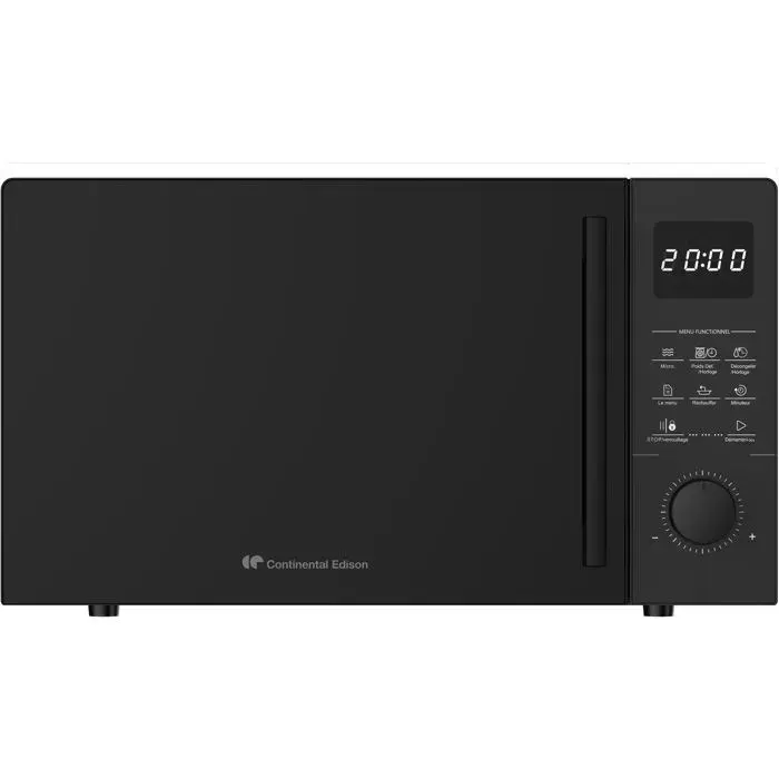 Micro-ondes pose libre - CONTINENTAL EDISON - CEMO28MB2 - Noir - 28 L - 1440 W - 51 x 367 x 304 cm - Multifonction