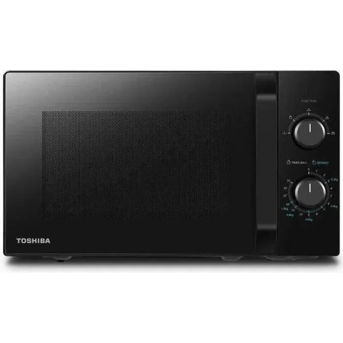 Micro-ondes pose libre - TOSHIBA - MW2-MM20P(BK) - Noir - 20L - 700W