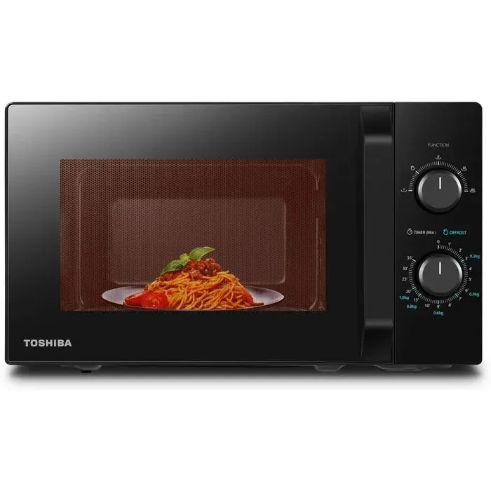 Micro-ondes pose libre - TOSHIBA - MW2-MM20P(BK) - Noir - 20L - 700W