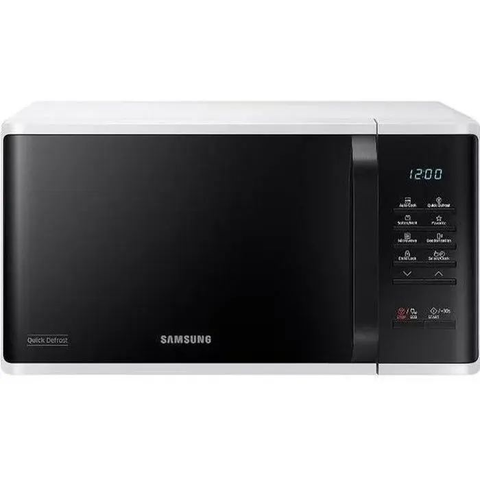 Micro-ondes SAMSUNG Solo - Blanc - 23 L - 800 W - Cavité céramique émail