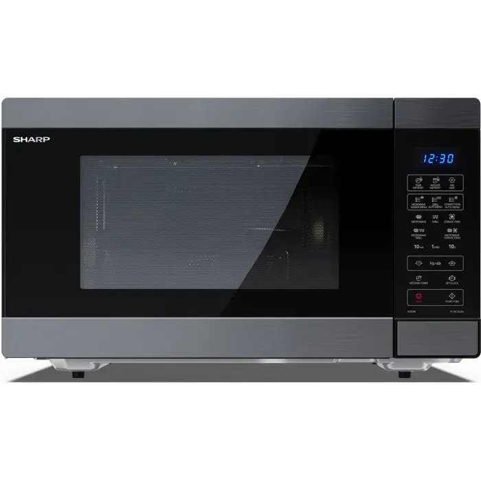Micro-ondes - SHARP - 42 L - 1550 W - Noir Acier Inoxydable