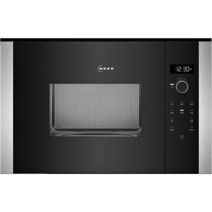 Micro-ondes simple encastrable - NEFF N50 - HLAWD23N1F - Inox - 20 L - 382 x 594 x 317 cm