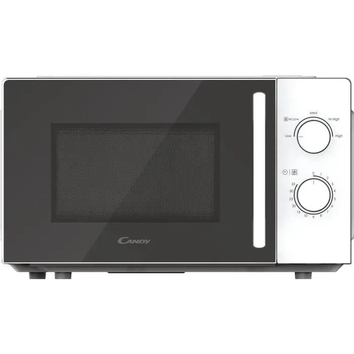 Micro-ondes Solo CANDY CMW20SMWLI - 20L - MO : 700W - UI mécanique - 5 niveaux de puissance - Blanc
