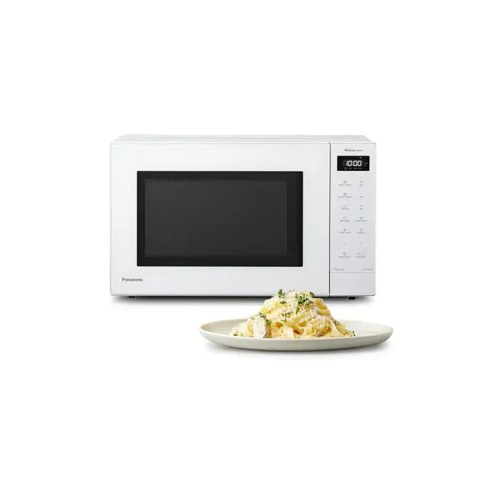 Micro-ondes solo (Inverter) - PANASONIC - NN-ST64QWEPG - 32 L - 1000 W - 20 programmes automatiques — coloris Blanc