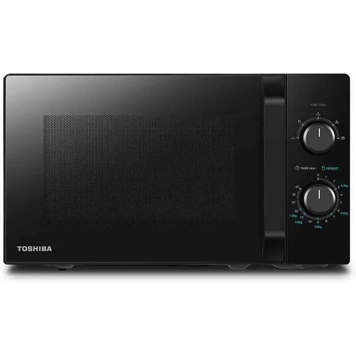 Micro-ondes solo Toshiba MW2-MM20PF(BK) - 20L - 800W - 5 niveaux de puissance - Noir