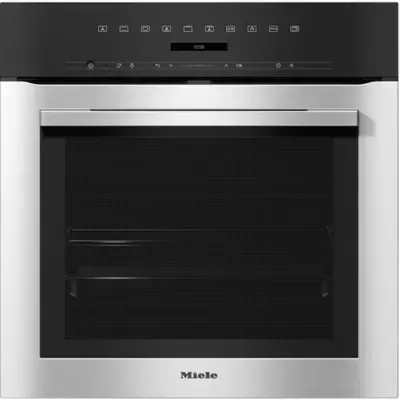 Miele - Four Encastrable Fonction Vapeur H 7164 Bp - Pyrolyse - Chaleur Tournante - Combiné Vapeur - Porte Froide - Écran Tactile