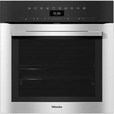 Miele - Four Encastrable Fonction Vapeur H 7364 Bp - Pyrolyse - Chaleur Tournante - Porte Froide - Rails Télescopiques