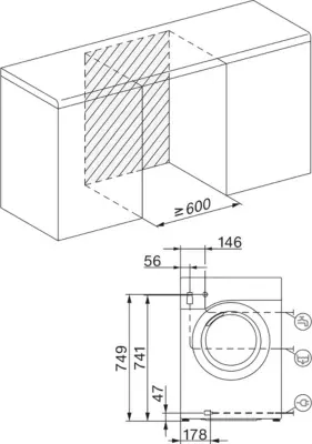 Miele - Lave Linge Hublot Wca 120 Wcs — vue 6
