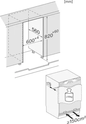 Miele - Réfrigérateur Top Encastrable Ku 7030 D — vue 6