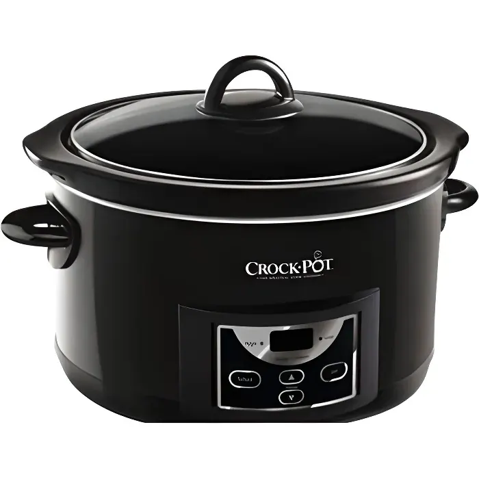 Mijoteur cuiseur CROCK POT SCCPRC507B-050 - Noir - Capacité 4.7L - 2 réglages de chauffage