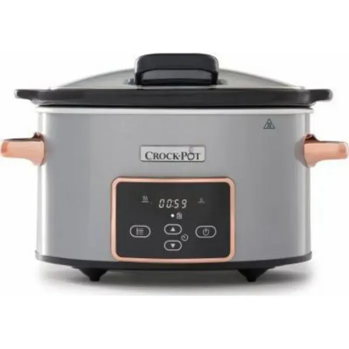 Mijoteuse - CROCK-POT - Sizzle & Stew - 35 L - Bol amovible - 3 réglages de chauffage