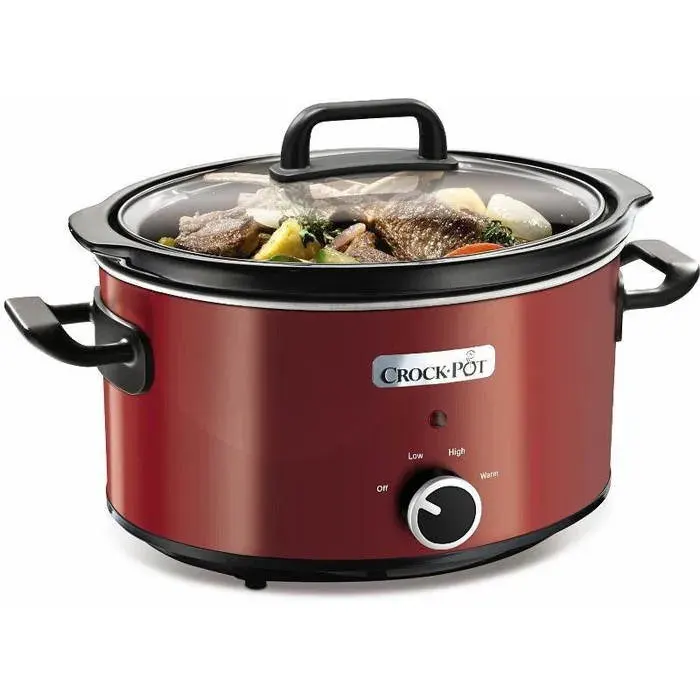 Mijoteuse - CROCKPOT - SCV400RD - 35 L - Rouge - 210 W