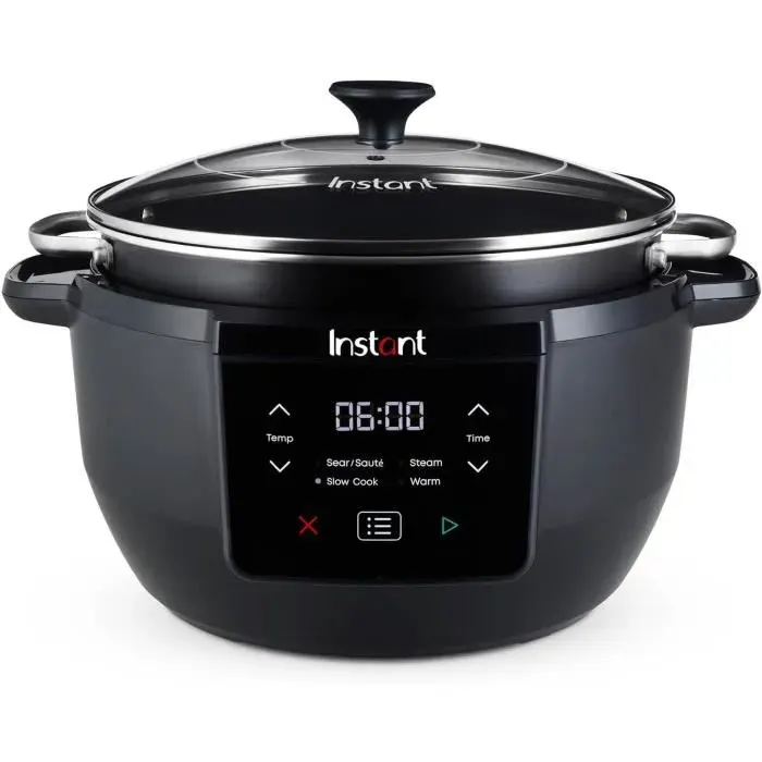 Mijoteuse électrique programmable Instant - 7.1L - Cuisson lente maintien au chaud rissoler