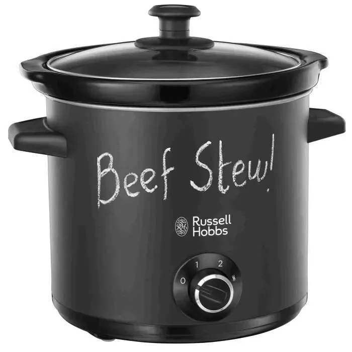Mijoteuse RUSSELL HOBBS -24180-56 - Capacité 35L - Jusquà 4 personnes - Finition ardoise - 200W