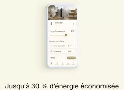 Mill - Chauffage Bain D'huile Gentle Air Wifi 1500w Noir — vue 5