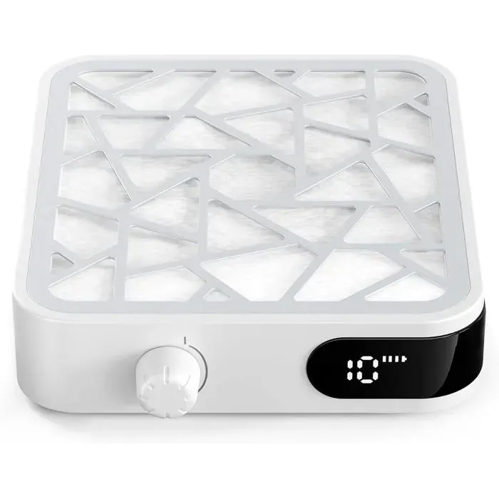 Mini Aspirateur À Poussière DOngles Sans Fil 6000 Tr/Min Rechargeable 30 Filtres 10 Vitesses Silencieux Et Portable Pour[F22]
