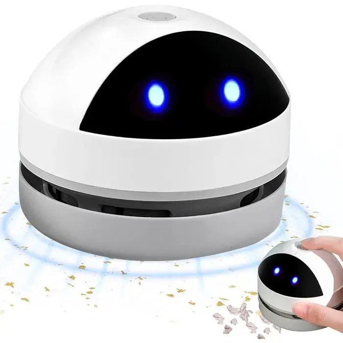 Mini aspirateur de table : Portable sans fil Mini aspirateur USB rechargeable haute puissance Mini aspirateur de table