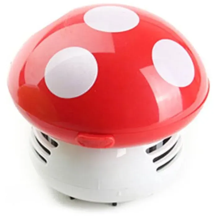 Mini Aspirateur Nettoyer Poussière pour Table/Bureau/Coussin/Voiture (Rouge)
