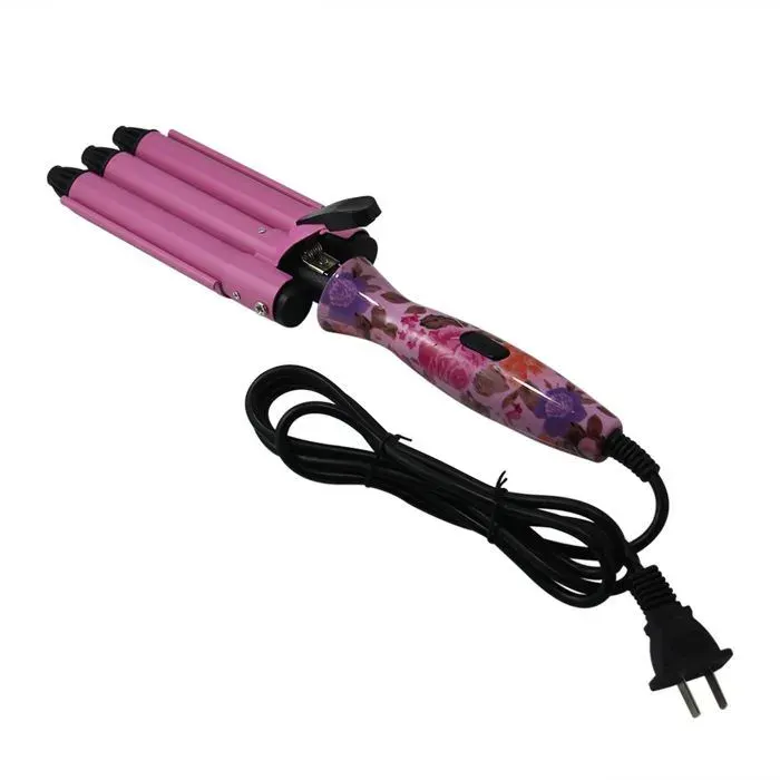 Mini attelle femme cheveux raides tige à friser double usage petite frange fer à friser