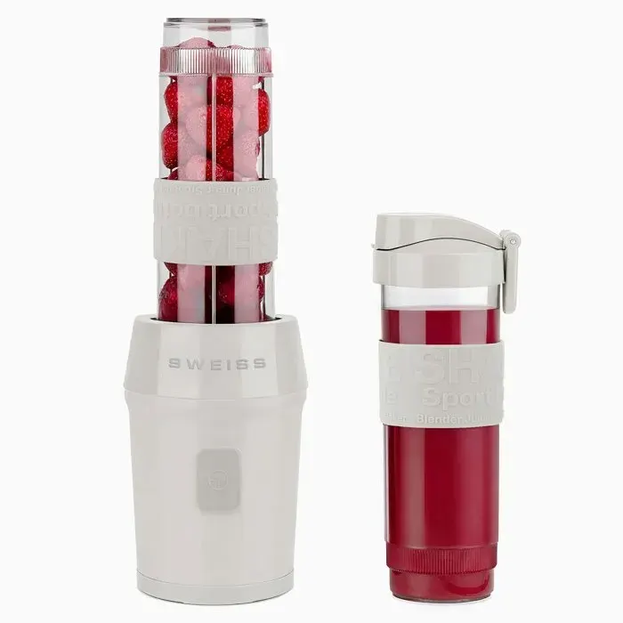 Mini-blender - SWEISS - MOOV8 - 300 W - 570 ml - 2 gourdes - Beige