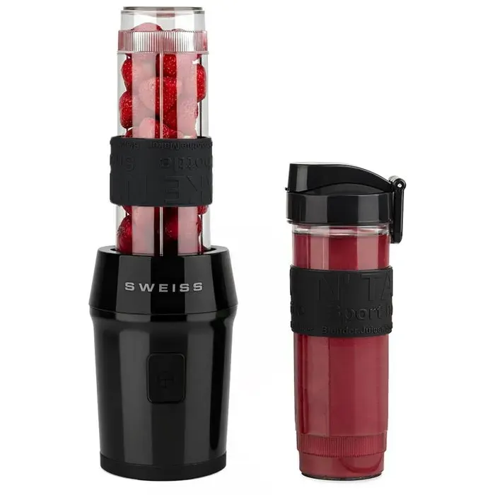 Mini-blender - SWEISS - MOOV9 - 300 W - 570 ml - 2 gourdes - Noir