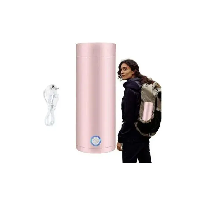 Mini Bouilloire Électrique de Voyage - 3 en 1 bouilloire thermos tasse Arrêt automatique ébullition - Voyage et quotidien