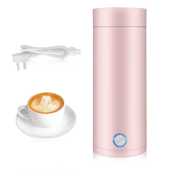 Mini Bouilloire Electrique de Voyage 3 en 1 Mini Bouilloire 400 ml Bouilloire Electrique Portable Bouilloire de voyage Inoxydable