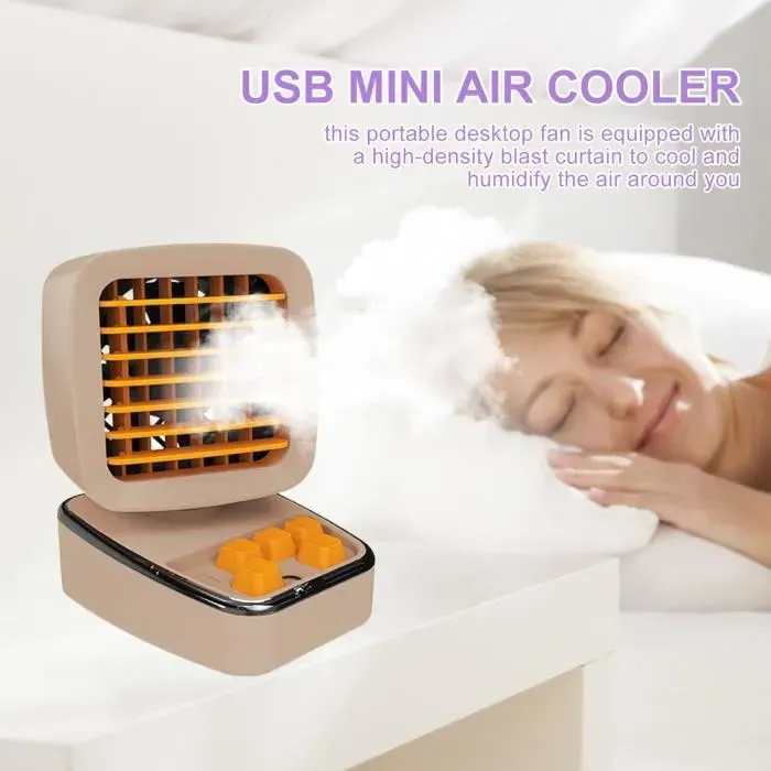 Mini Climatiseur Mobile sans EvacuationRefroidisseur Ventilateur -Kaki