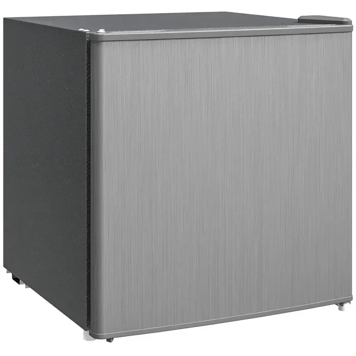 Mini congélateur - HOMCOM Température Réglable de -14 à -24°C Compact 35L - Acier - 47x442x488cm - Gris
