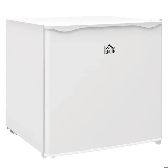Mini congélateur - HOMCOM - Température Réglable de -14 à -24°C Compact 35L - étagère Amovible - Porte réversible Classe E Blanc