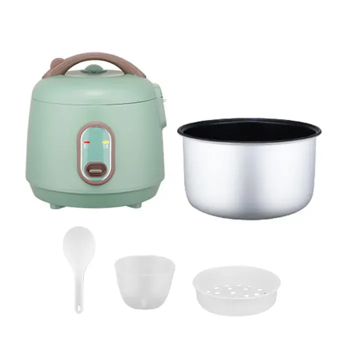 Mini cuiseur à riz en alliage plastique multifonctionnel Portable antiadhésif électrique 2L doublure intérieure -SALALIS