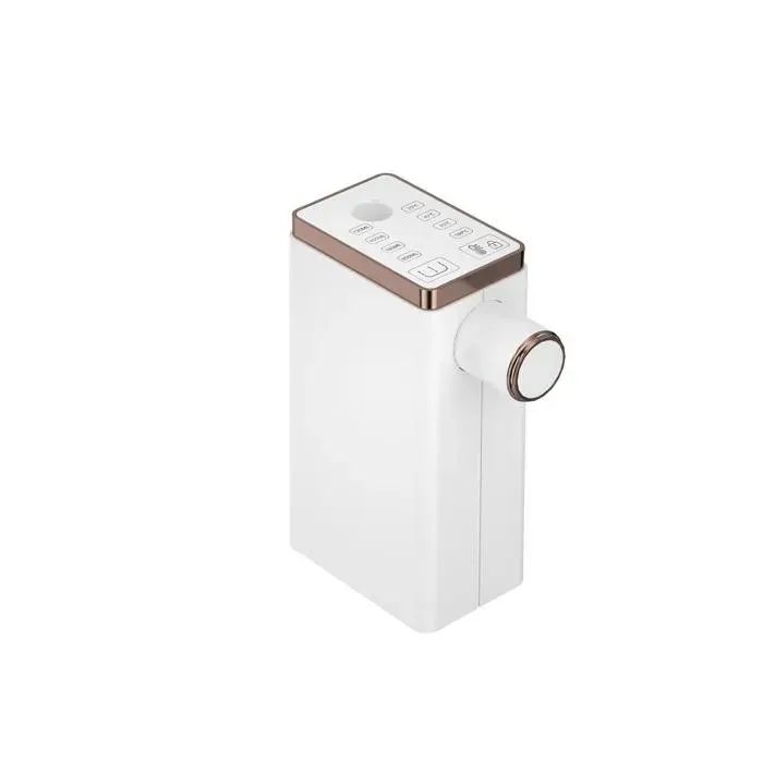 Mini distributeur deau chaude instantanée portable 220V 2000W chauffage rapide 4 températures écran tactile sécurité enfant.