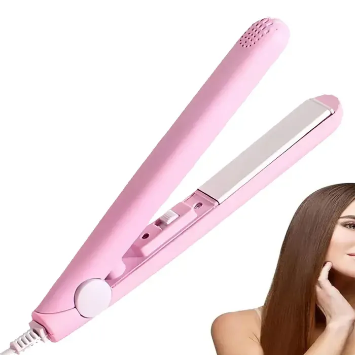 Mini fer à lisser portable lisseur cheveux - FAMICAM - vapeur électrique led température contrôle cadeaux pour fille lisseur profe