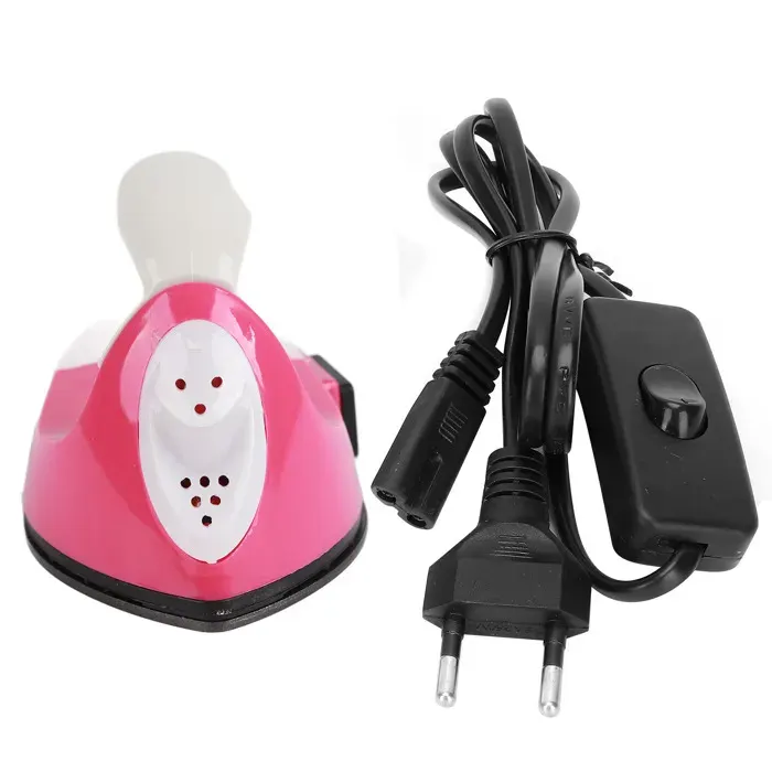 Mini fer à repasser électrique DIY mignon en céramique machine de presse à chaud originale faite à la main pour enfants