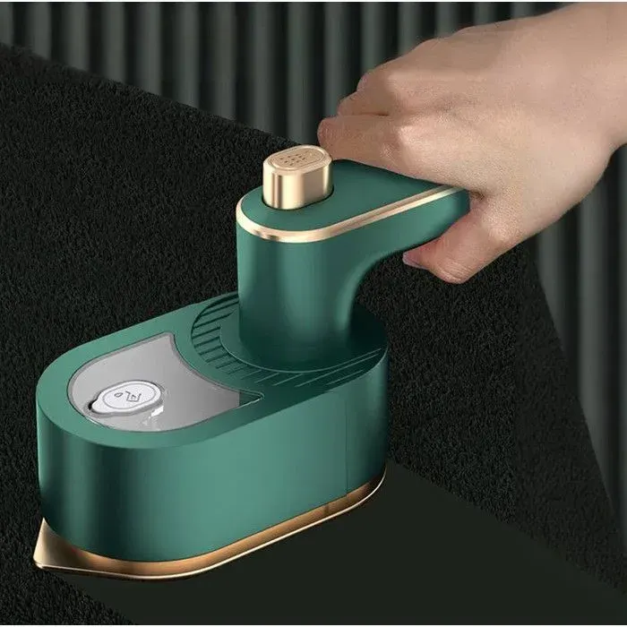 Mini fer à repasser portable - - Chauffage rapide en 3 minutes - Repassage humide ou sec - Design pliable FER A REPASSER