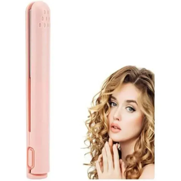 Mini Fer Boucler PolyvalentMini Dual-purpose Curling IronMini Lisseur et Bigoudi 2 En 1Mini Fer Friser Sans F PRODUIT DE PERMANENTE