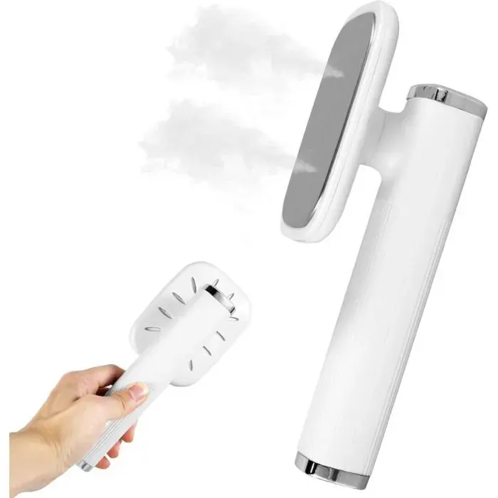 Mini fer repasser vapeur portable rotation 180° chauffe 20 secondes sec humide maison bureau voyage