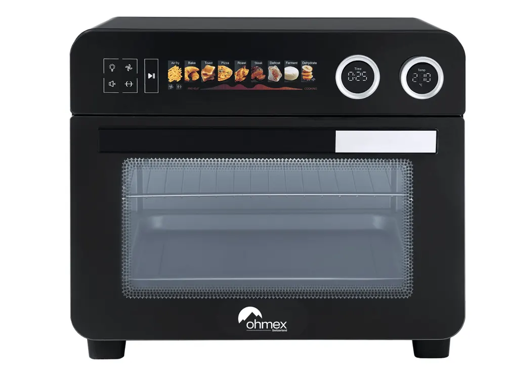 Mini Four Electrique, 25L + AirFryer, 9 Programmes OHMEX