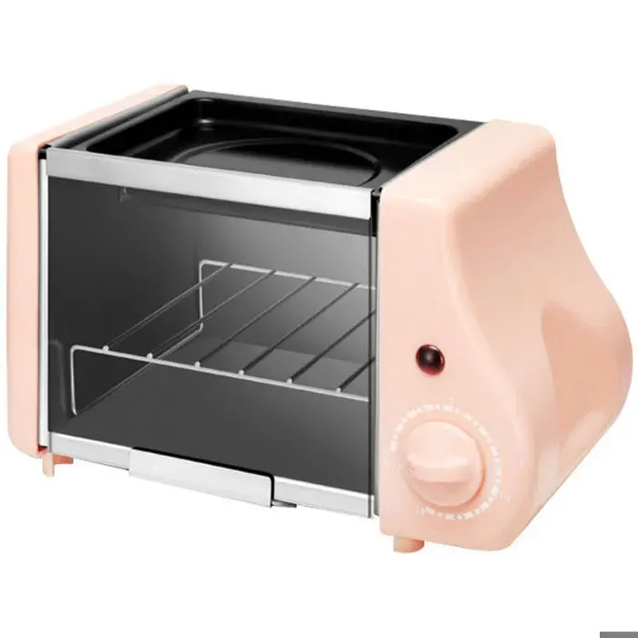 Mini four électrique compact 20L – Porte vitrée – Minuterie 30 minutes – Bac à miettes intégré – Pour omelettes et petits plats