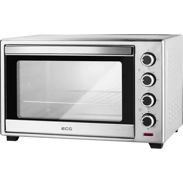 Mini-Four Électrique - ECG - ET 20482 Stainless - 48 L - Acier Inoxydable - Minuterie