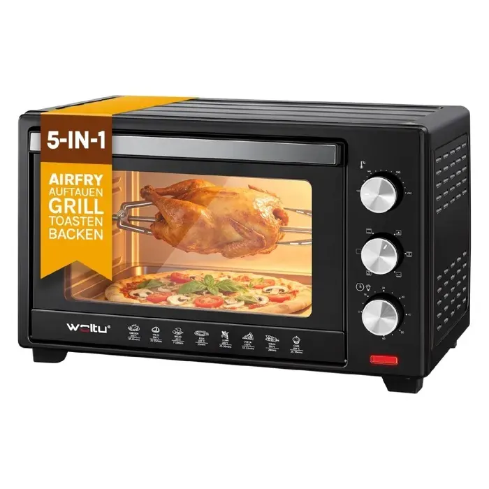 Mini four électrique WOLTU - 32L - 1600W - Noir