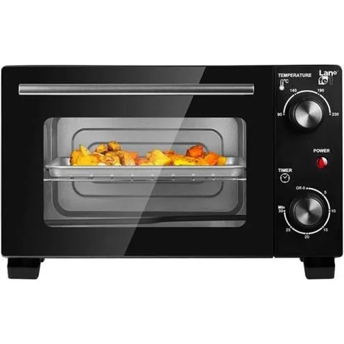 Mini four - Neuf - 10 L - 800W - Température 90-230 °C - Minuterie 30 minutes